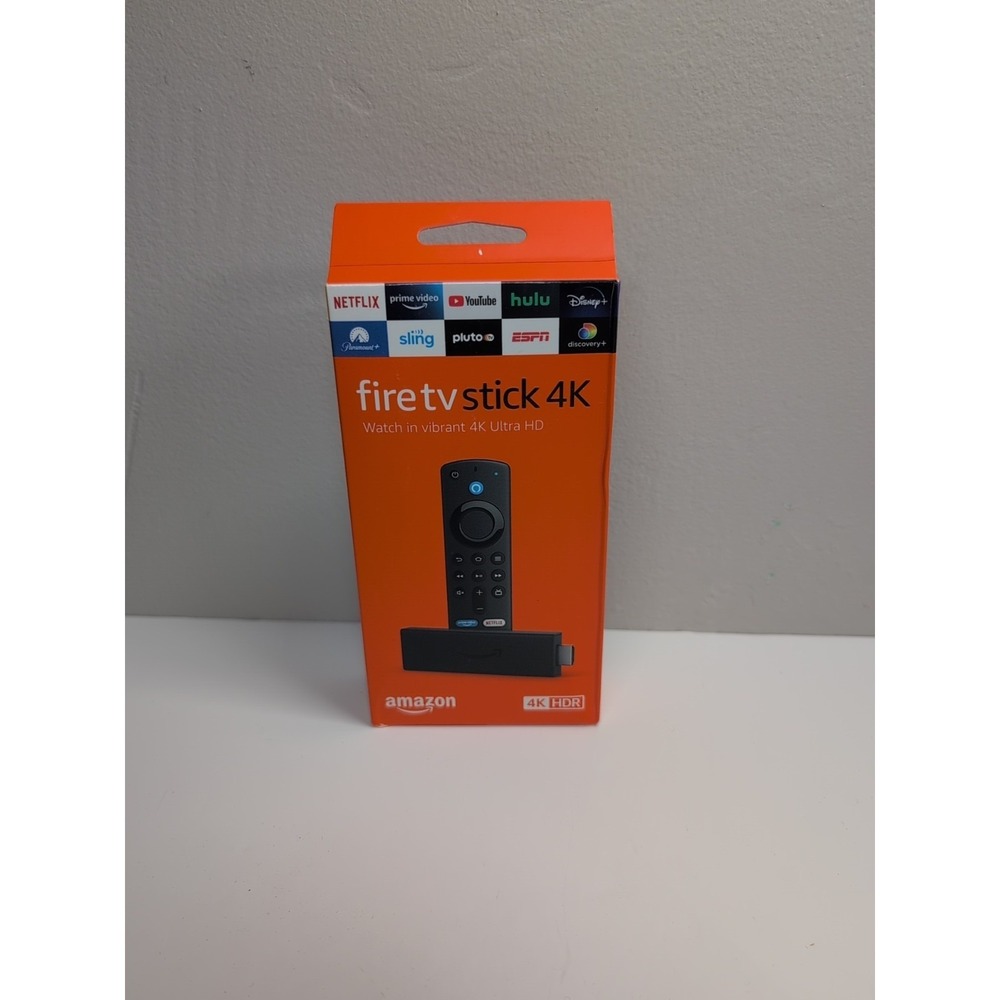 Amazon Fire TV Stick 4K HDR Streaming Device w/Alexa Voice Remote -Sealed Box